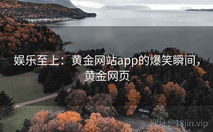 娱乐至上：黄金网站app的爆笑瞬间，黄金网页